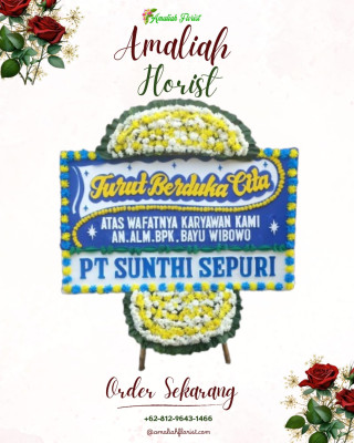 Papan Bunga Duka di Air Rami