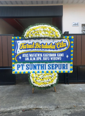 Papan Bunga Duka di Air Rami